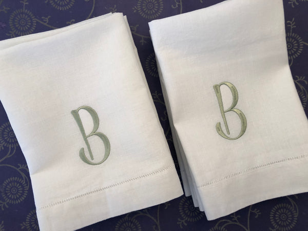 Hemstitched Dinner Napkins - customized