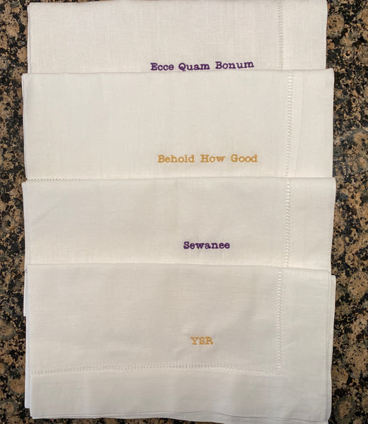 Sewanee words napkin set