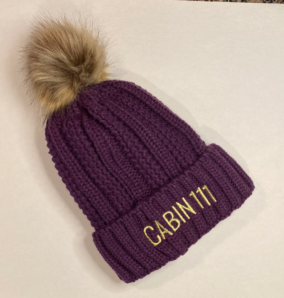 Winter Beanie with Pom Pom - customized