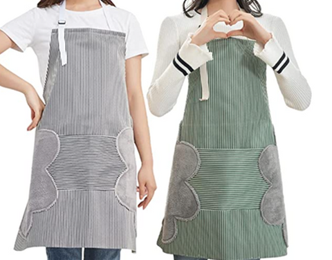 Super Apron - prevents burns, dries hands, and looks GREAT!