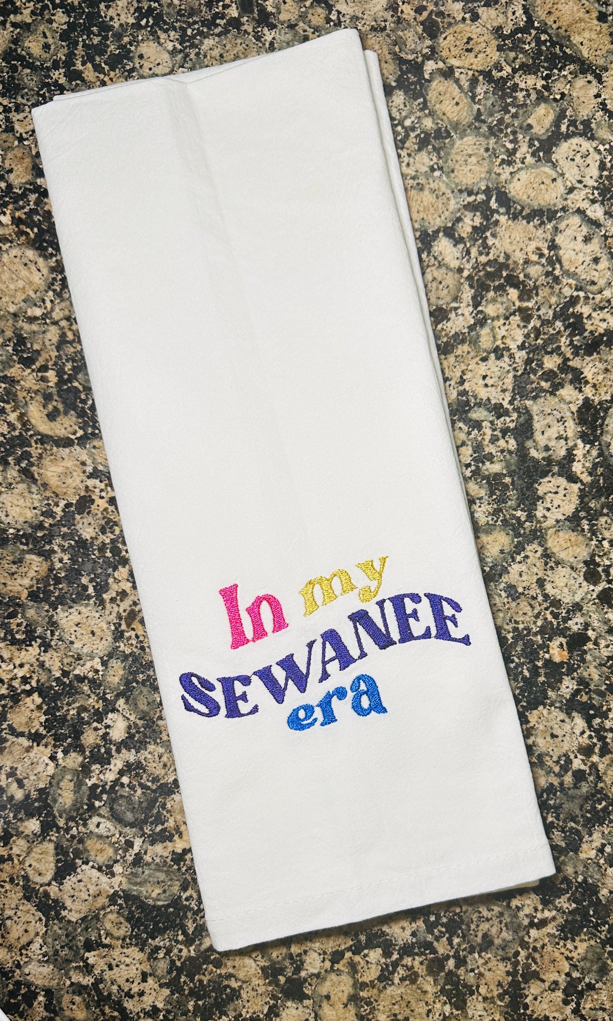 Sewanee era flour sack towel