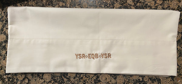 Sewanee YSR and EQB Pillow Case - silver or gold