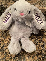 Personalized Embroidered Easter Bunny