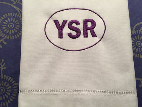 YSR Hemstitched Guest Towel, Yea, Sewanee's Right